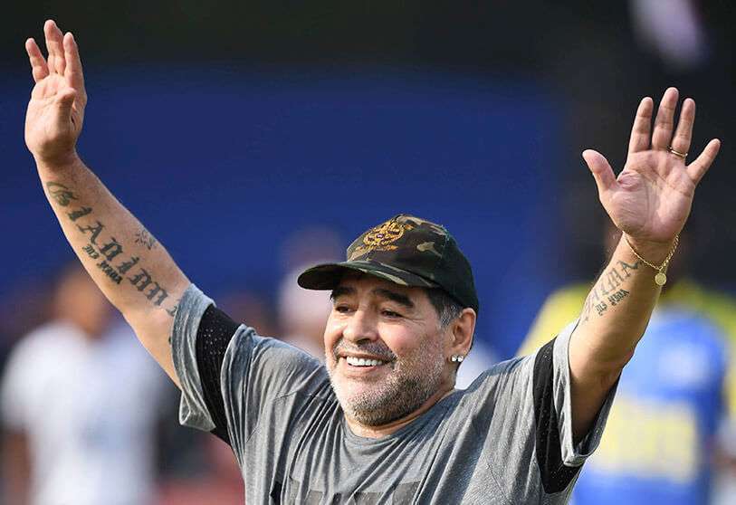 La leyenda del fútbol argentino Diego Maradona falleció el 25 de noviembre de 2020