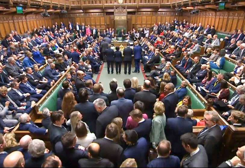 El Parlamento británico dio su apoyo al acuerdo de divorcio de Brexit del primer ministro Boris Johnson