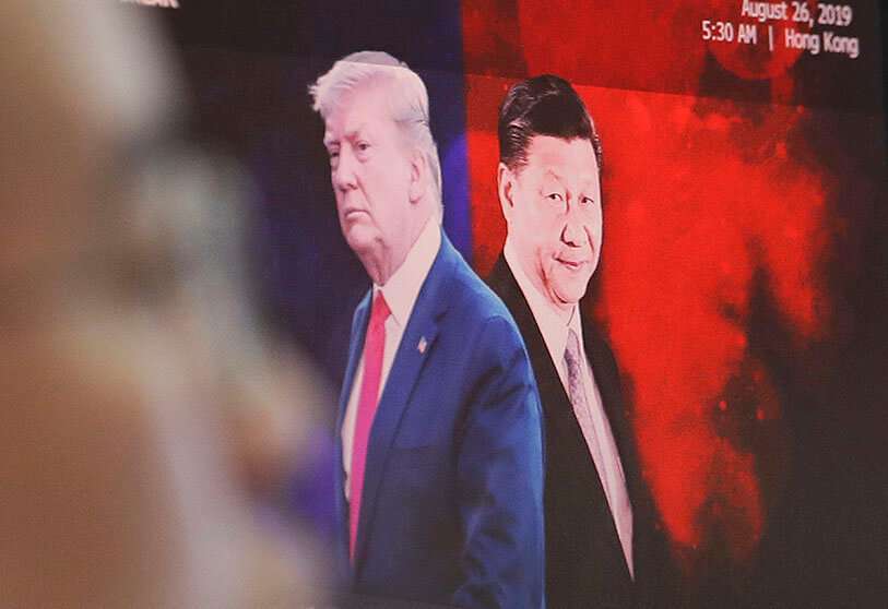 PHOTO/AP - Image of Donald Trump, President of the United States, and Xi Jinping, President of China