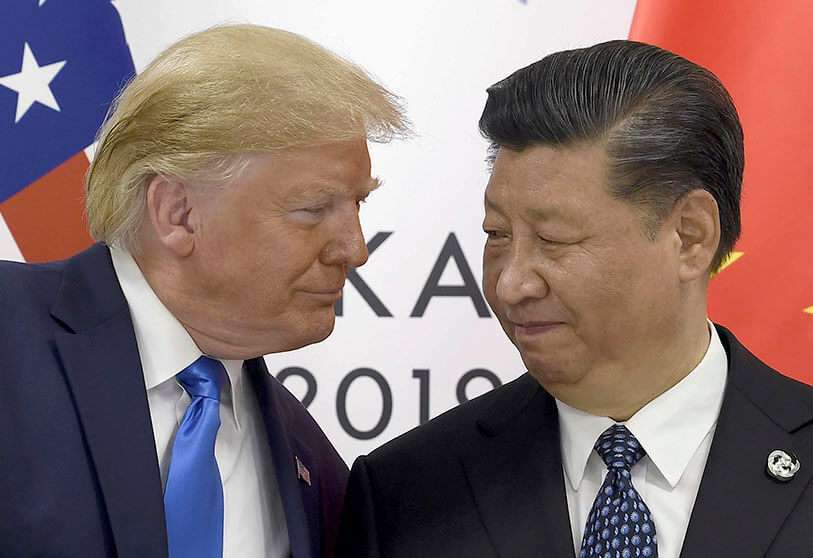 : El presidente de Estados Unidos, Donald Trump, y el de China, Xi Jinping, en una imagen de archivo