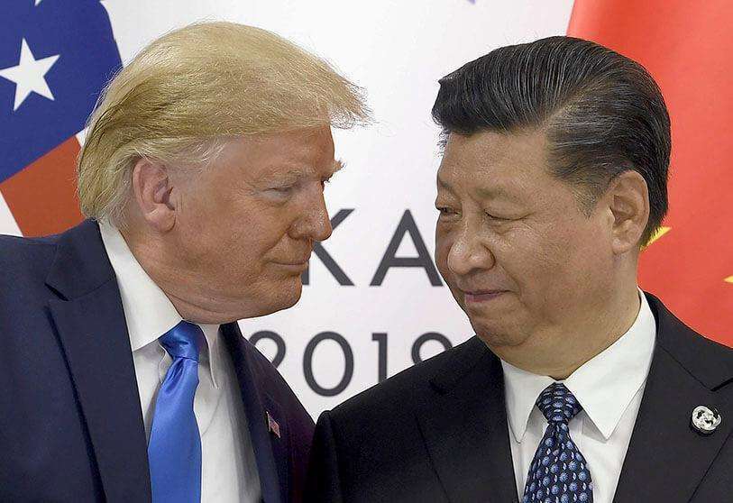 AP/SUSAN WALSH - US President Donald Trump and Chinese President Xi Jinping in an archive image