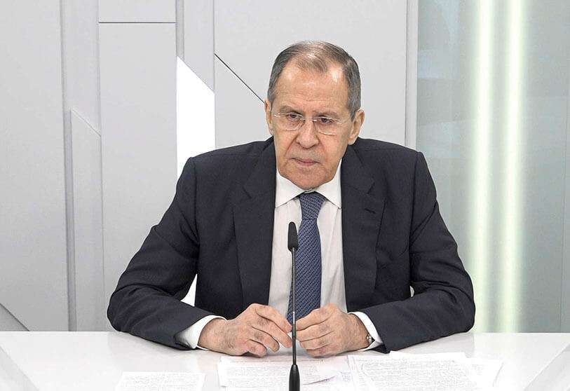 El ministro de Asuntos Exteriores de la Federación Rusa, Sergey Lavrov