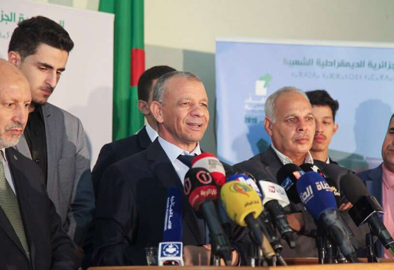 El candidato presidencial Abdelkader Bengrina