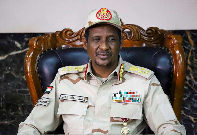 El general Mohamed Hamdan Dagalo, miembro del Consejo Soberano de Sudán