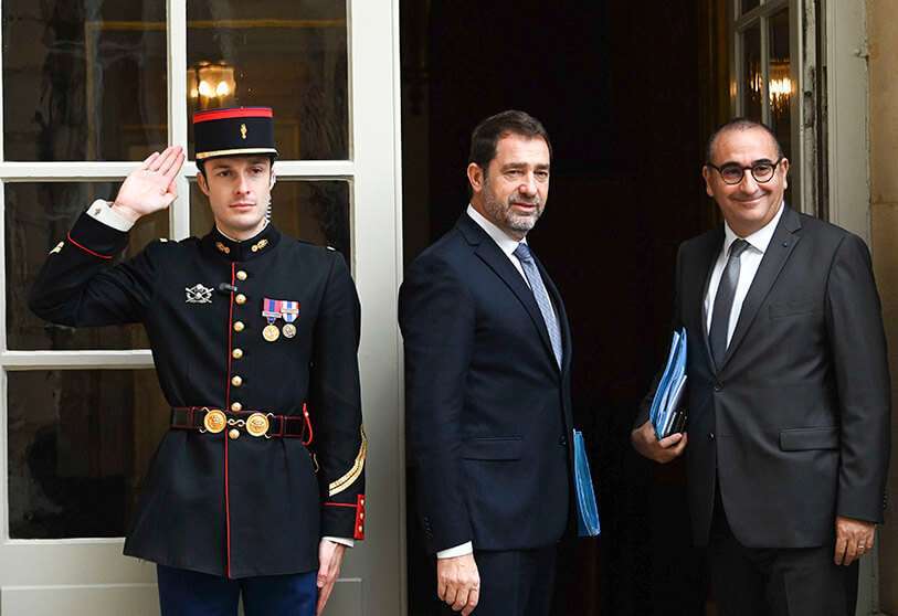 Atalayar_El ministro del Interior francés Christophe Castaner_migracion.jpg
