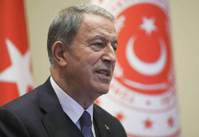 El ministro de Defensa de Turquía, Hulusi Akar