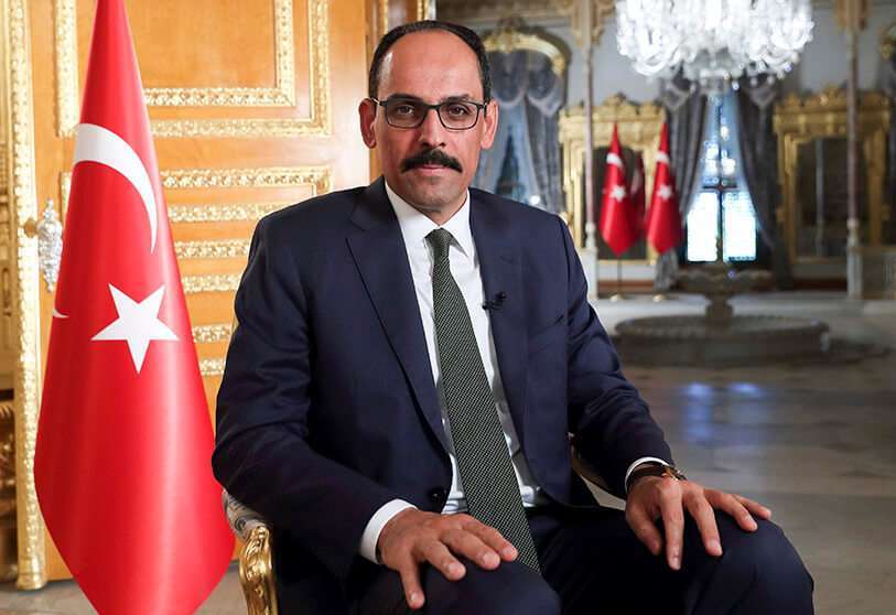 El portavoz del presidente turco Tayyip Erdogan, Ibrahim Kalin MURAD/MURAD SEZER