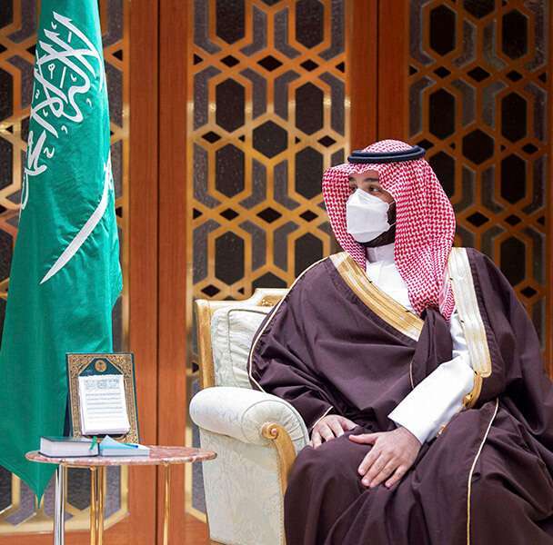 El príncipe heredero Mohammed bin Salman AFP PHOTO / PALACIO REAL SAUDÍ / BANDAR AL-JALOUD
