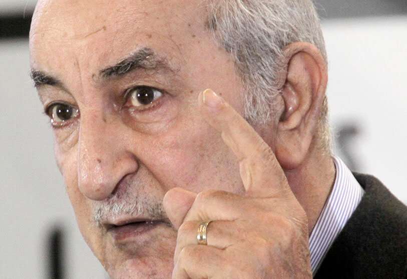 El presidente de Argelia, Abdelmadjid Tebboune