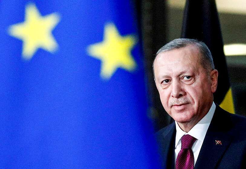 REUTERS/FRANCOIS LENOIR : Président de la Turquie Tayyip Erdogan