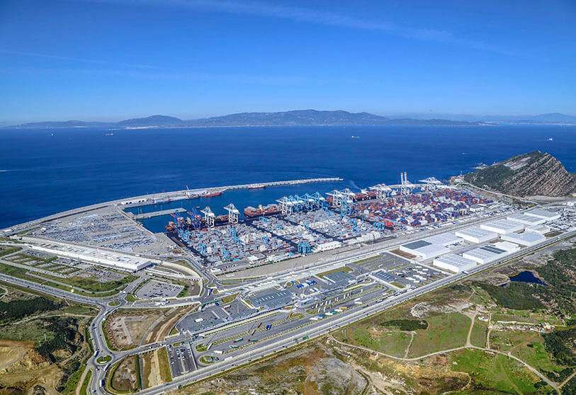 El puerto de mercancías incluye la nueva fase de Tanger Med 2, inaugurada en el mes de junio de 2019
