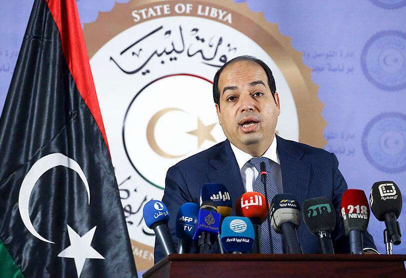 Fotografía de archivo del vicepresidente del Consejo Presidencial de Libia, Ahmed Maiteeq