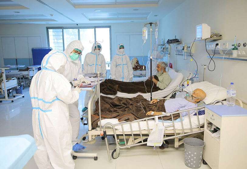 En los últimos meses, el hospital recibió y brindó tratamiento médico a más de 10.000 pacientes infectados con el coronavirus