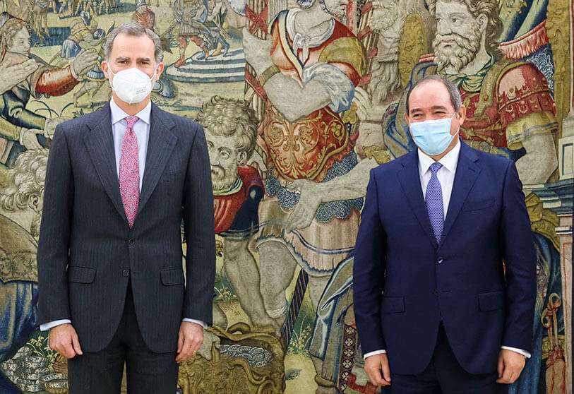 Sabri Boukadoum y Arancha González Laya