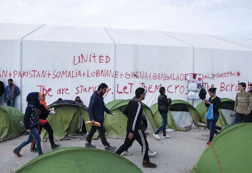 Campo de refugiados de Idomeni (Grecia)