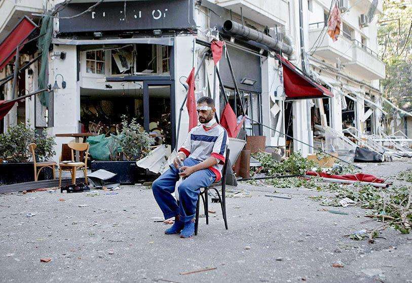 Atalayar_herido explosión beirut
