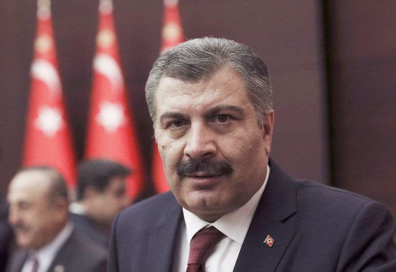 El ministro de Salud de Turquía Fahrettin Koca ha sido acusado de maquillar las cifras. Por el momento, cuatro personas han muerto por coronavirus en el país