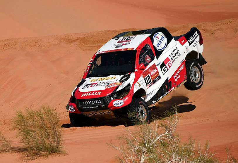 El Toyota de Fernando Alonso y Marc Coma ha llegado en 8º lugar