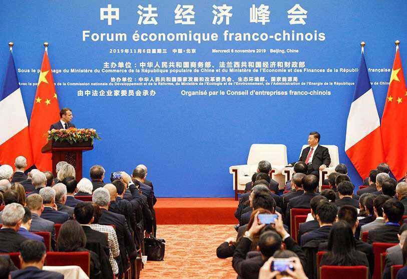 Atalayar_Foro Económico_Francia_China_Macron_Xi Jingping