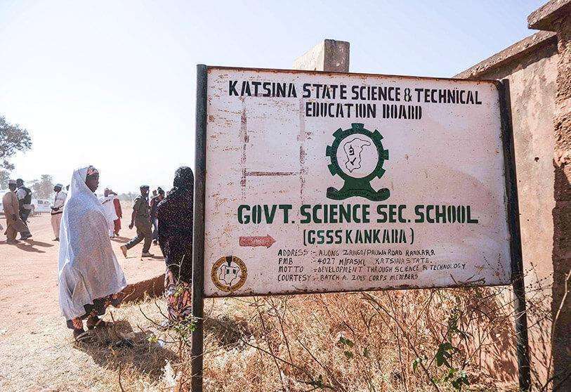 FP/KOLA SULAIMON - The rebels of the extremist group Boko Haram claimed responsibility for the abduction of hundreds of children from a school in the northern state of Katsina, Nigeria