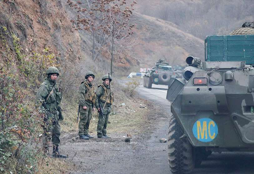 Rusos en Nagorno Karabaj