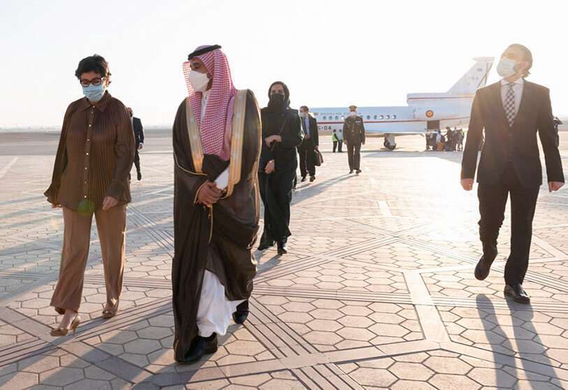 Atalayar_González Laya Arabia Saudi 1