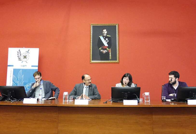De izquierda a derecha, Pablo Gómez Godoy, Juan Moliner, Susana Ferreira y Pedro Panera, encargados de presentar las conclusiones de las Jornadas
