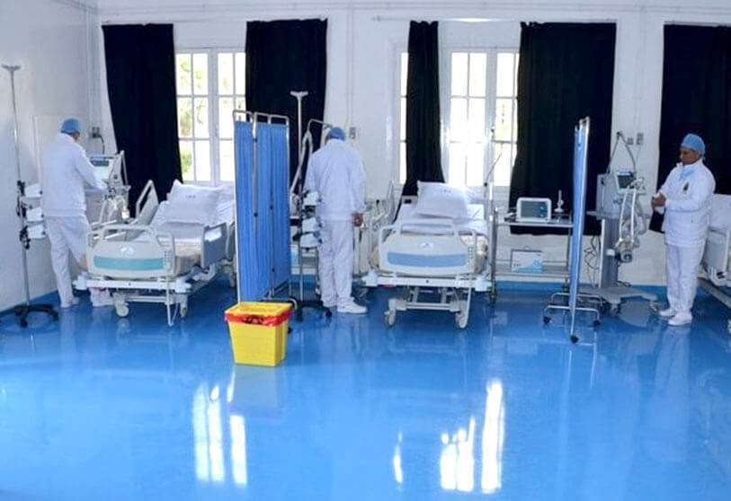 Interior de un hospital en Marruecos