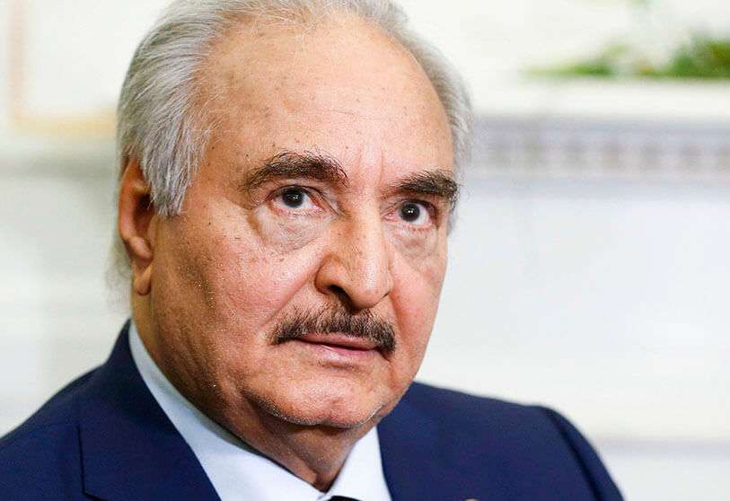 El mariscal del LNA libio Jalifa Haftar