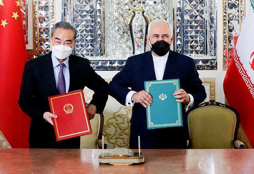Atalayar_Javad Zarif, ministro Exteriores Irán, Wang Yi, ministro Exteriores China
