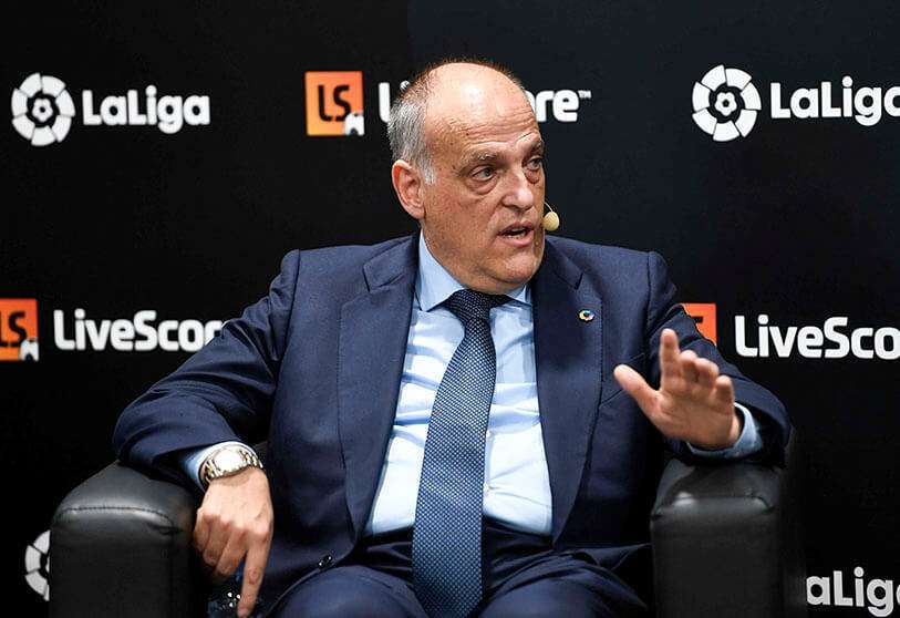 Javier Tebas, presidente de LaLiga