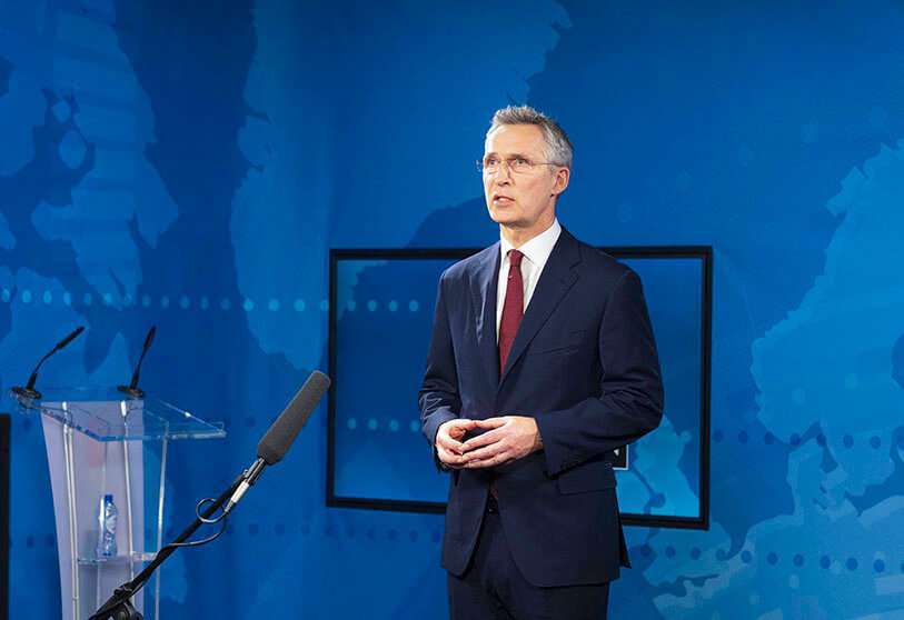 El secretario general de la OTAN, Jens Stoltenberg