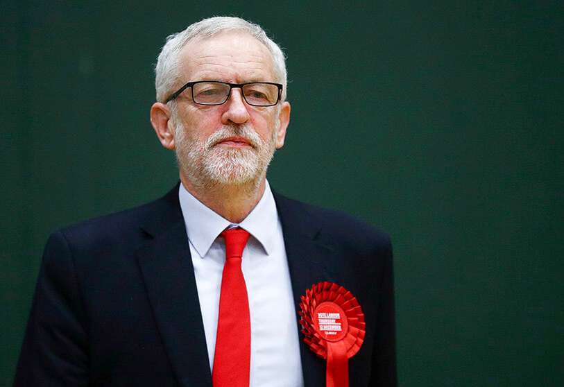 El líder del Partido Laborista y de la oposición británica, Jeremy Corbyn
