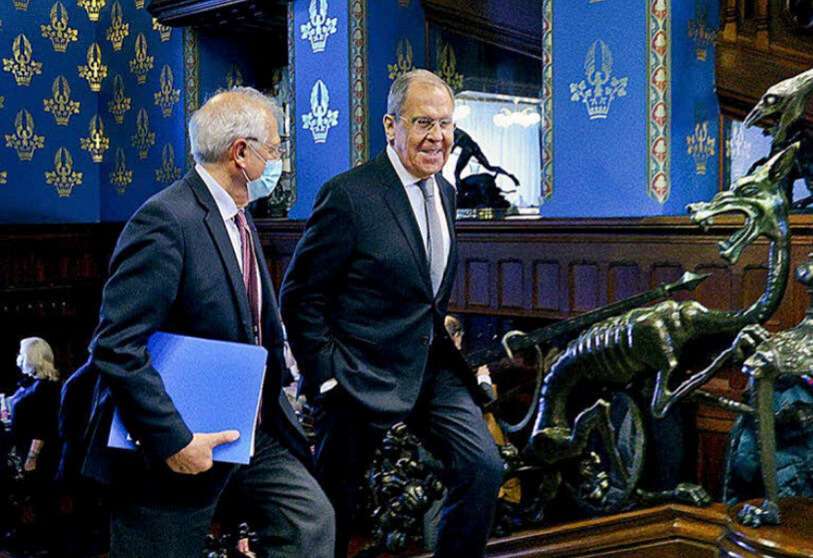 Josep Borrell Sergei Lavrov