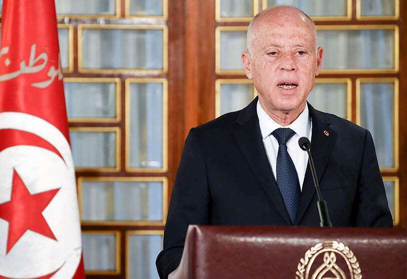 El presidente de Túnez, Kaïs Saied