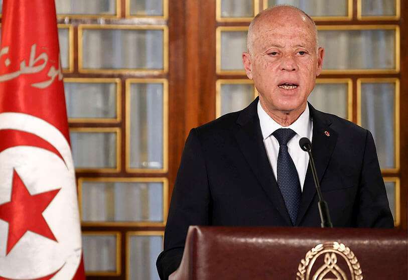 El presidente de Túnez, Kais Saied