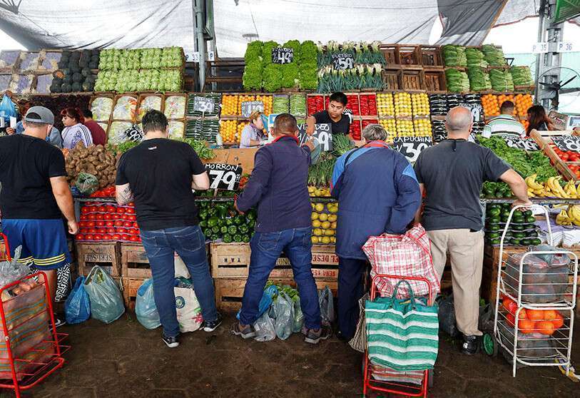 Mercado de alimentos al por mayor Mercado Central, en La Matanza, en las afueras de Buenos Aires, Argentina
