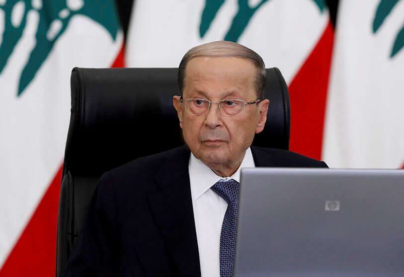 El presidente del Líbano, Michel Aoun PHOTO/DALATI&NOHRA