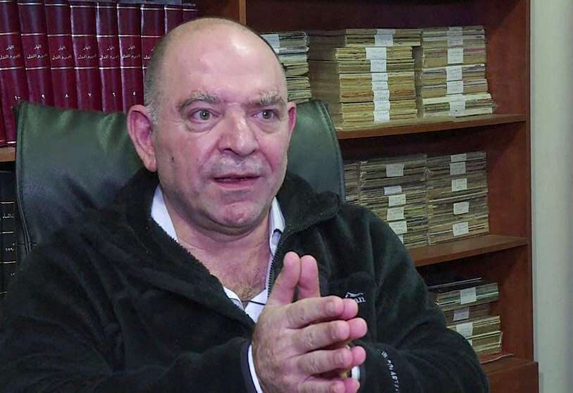 Una imagen de archivo tomada de una entrevista de AFP TV realizada el 19 de noviembre de 2018 muestra al prominente activista libanés Lokman Slim