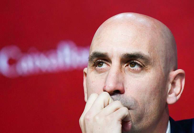 El presidente de la Real Federación Española de Fútbol (RFEF), Luis Rubiales