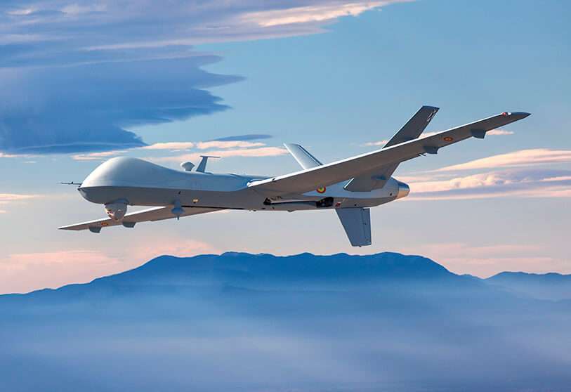 PHOTO/MINISTERIO DE DEFENSA : MQ-9 Predator B de l'armée de l'air espagnole