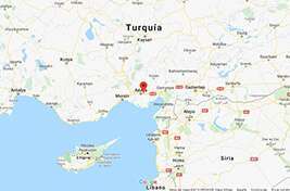 Mapa de la base de Incirlik, en Turquía