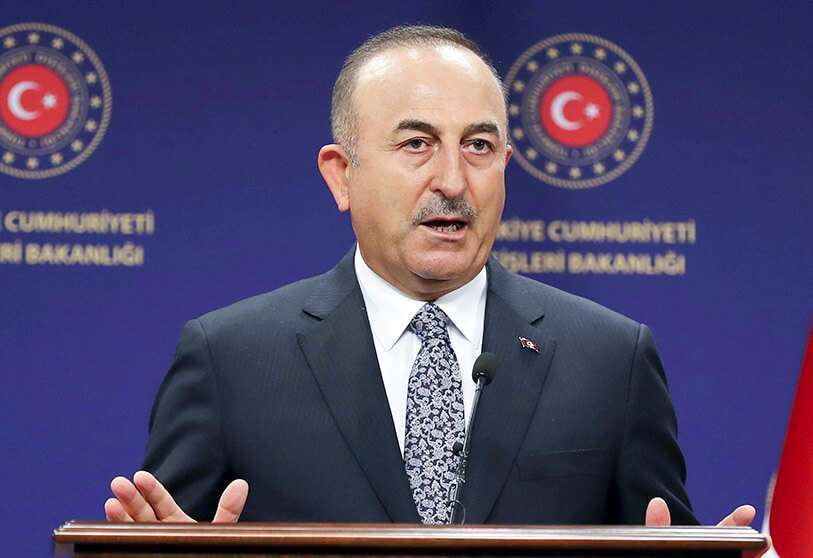 AFP/ADEM ALTAN : Mevlut Cavusoglu, ministre turc des affaires étrangères