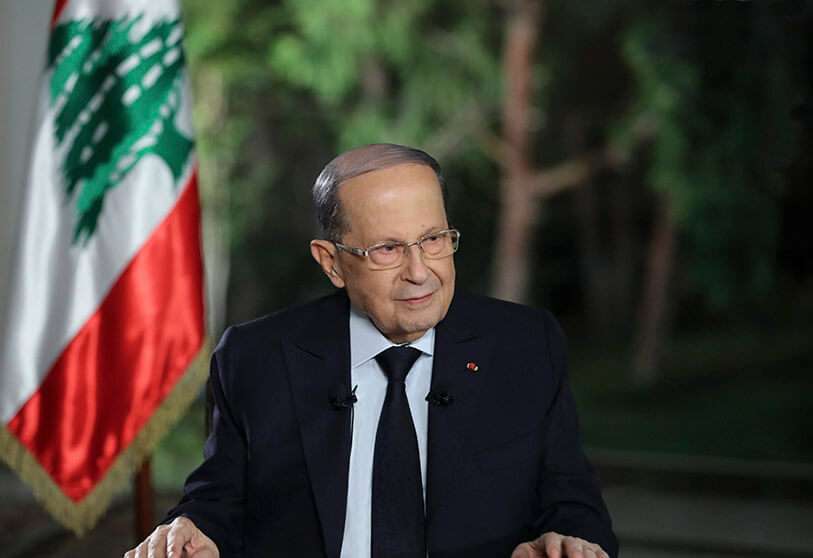 Michel Aoun, presidente de Líbano