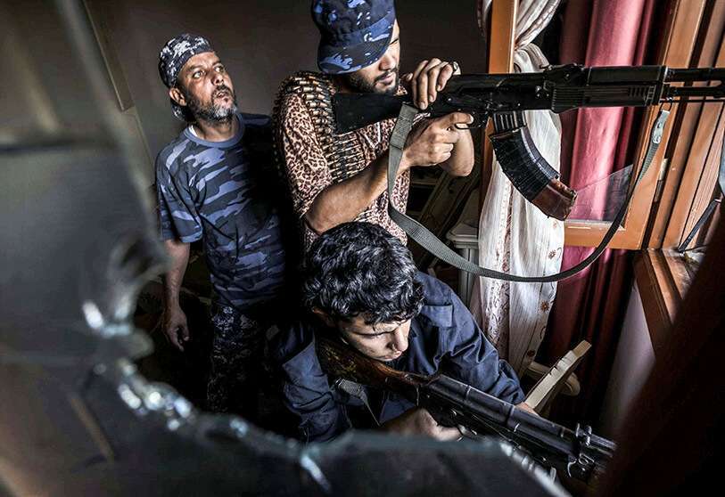 Milicianos libia