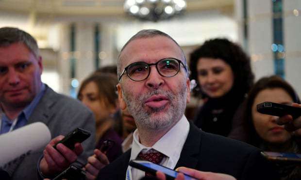 Mustafa Sanalla, jefe de la Compañía Nacional de Petróleo (NOC, por sus siglas en inglés)