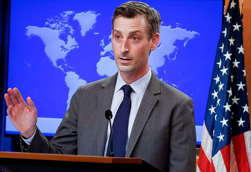 REUTERS/CARLOS BERRIA - El portavoz del Departamento de Estado de Estados Unidos, Ned Price