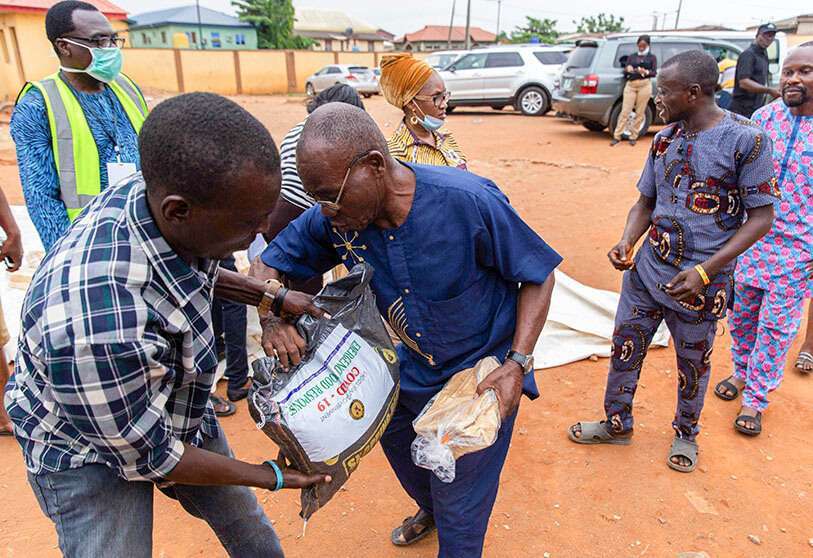Nigerianos confinados