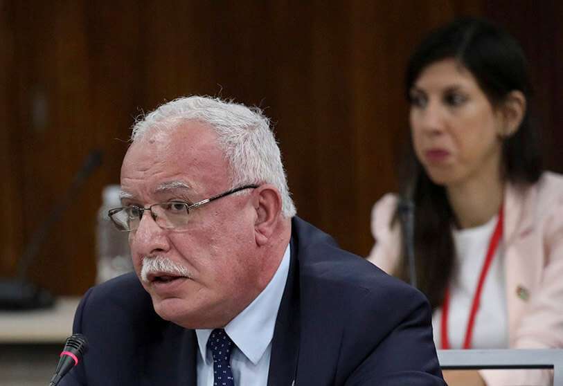El ministro de Asuntos Exteriores de Palestina, Riyad al-Maliki, REUTERS/MANAURE QUINTERO