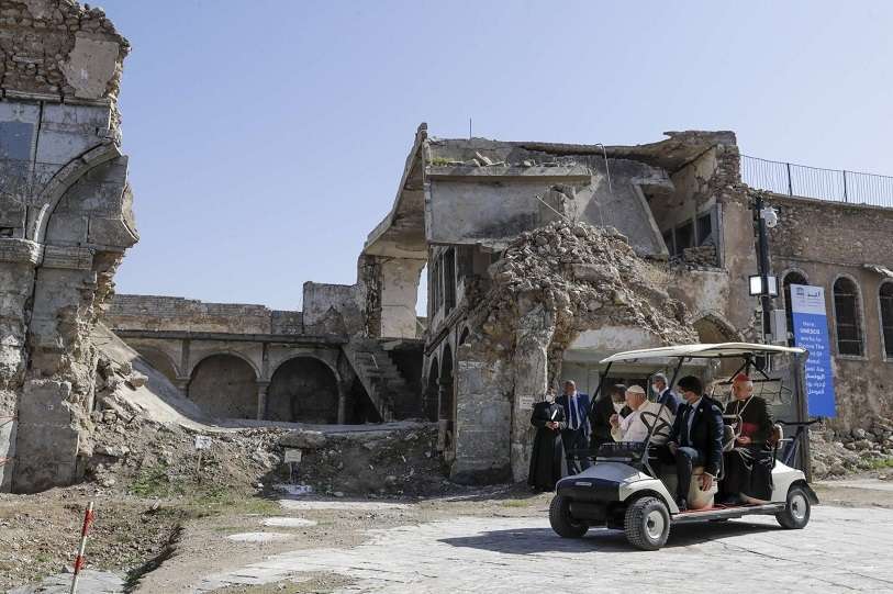 El papa Francisco en Mosul